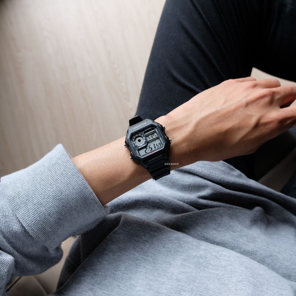 นาฬิกาผู้ชาย Casio รุ่น AE-1200WH-1A คาสิโอ