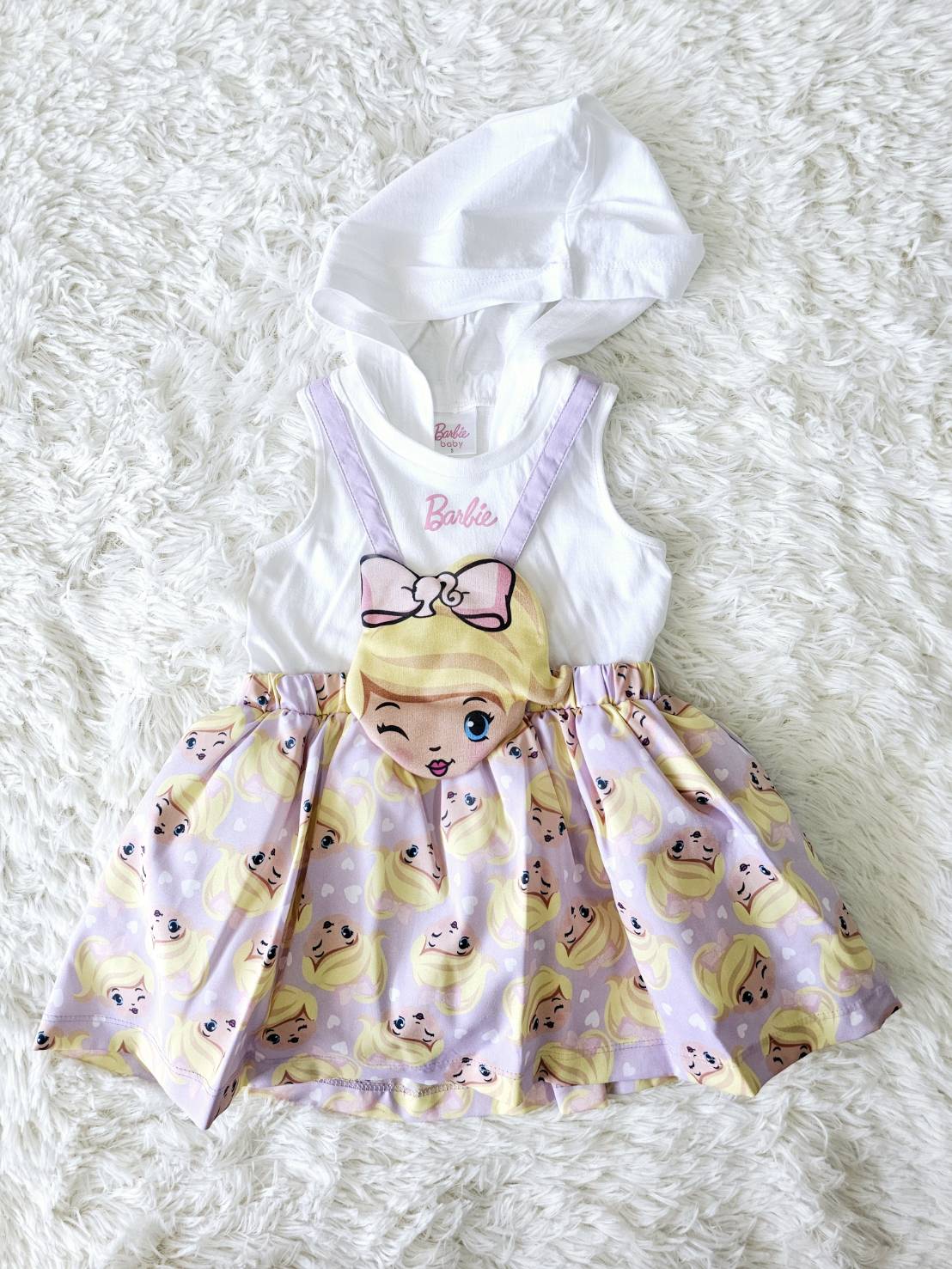 เดรส Barbie baby ไซส์ S (24m) Laugh by ChaLom มือสอง เหมือนใหม่ ไม่มีตำหนิ