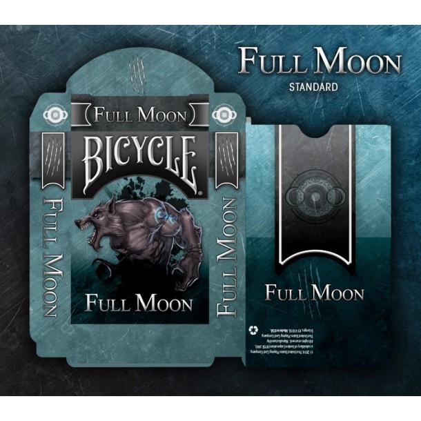 Bicycle Full Moon Werewolf Playing Cards