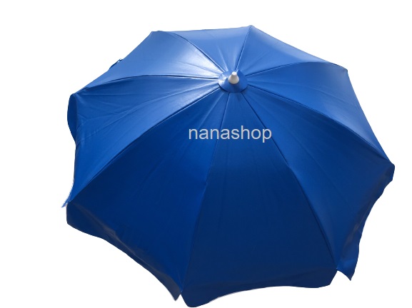 ร่มสนาม 45 นิ้ว ร่มผ้าใบ ร่มขายของ ร่มใหญ่ ร่มทรงกลม 8 ก้าน รุ่นมีชายระบาย เนื้อผ้าใบคูนิล่อน