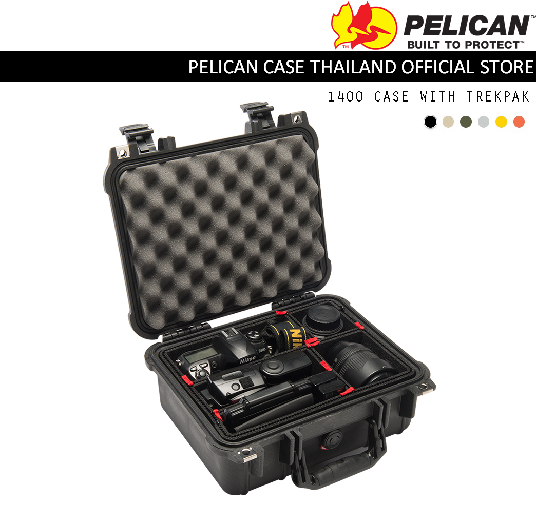 PELICAN 1400 CASE WITH TREKPAK