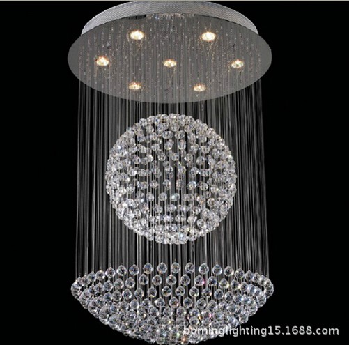 chandelier โคมระย้า ไฟเพดาน ไฟระย้า ไฟช่อ ไฟกิ่ง ไฟคริสตัล round