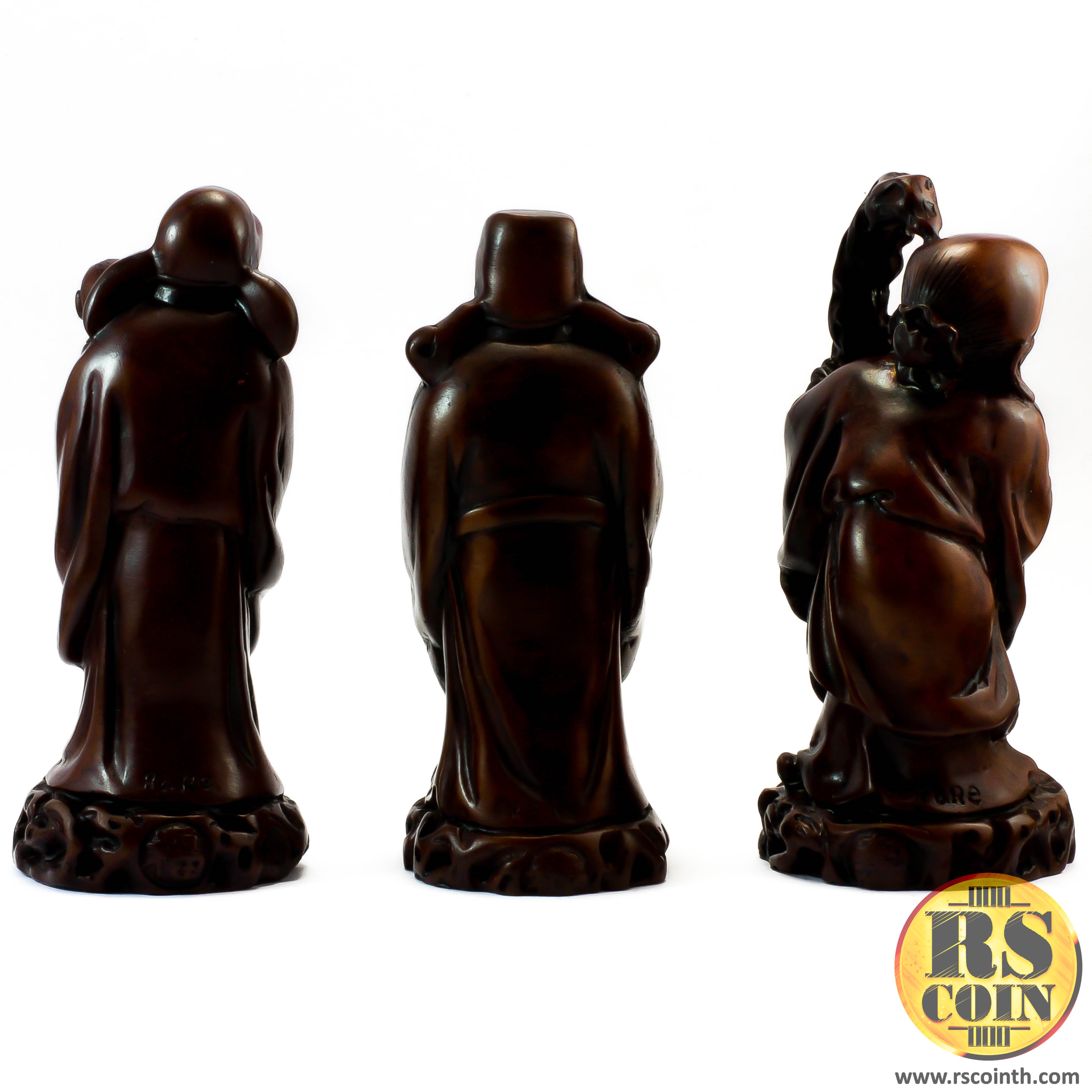 รูปปั้นหิน - เทพเจ้าจีน ฮก ลก ซิ่ว (Thai Sculpture Stone Gods Fu, Lu, And Shou)