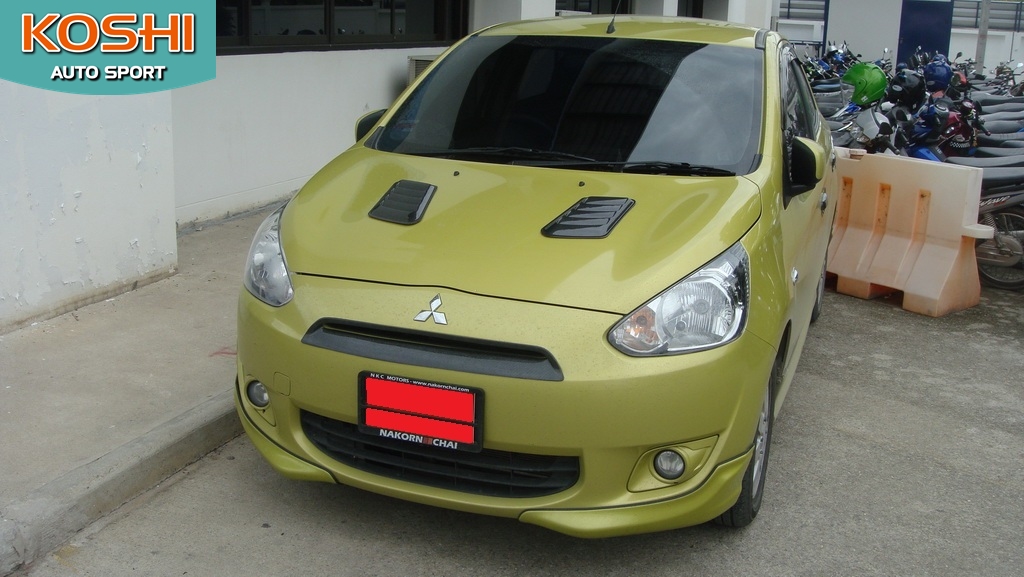 สกู๊ปหลอก(เล็ก2ชิ้น) ทำสี Mitsubishi Mirage 2012 ยี่ห้อ AOS