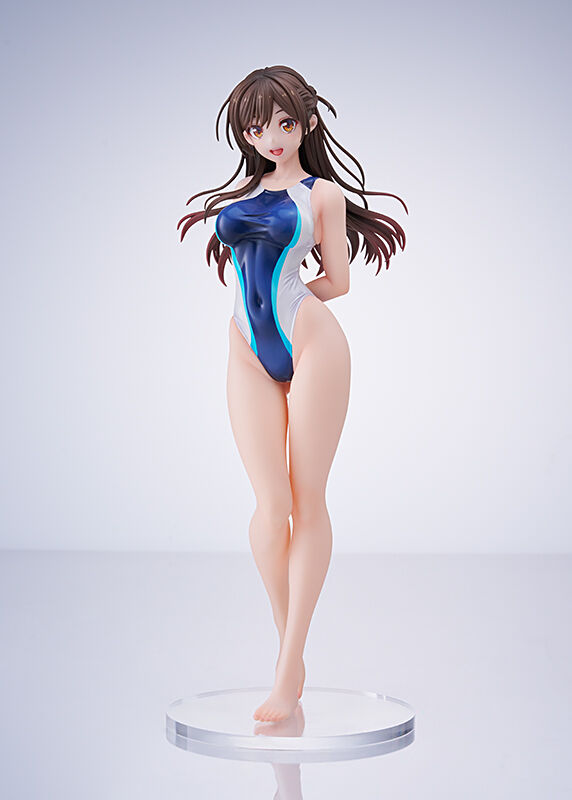 Mizuhara Chizuru Light Blue Line Swimsuit Ver.