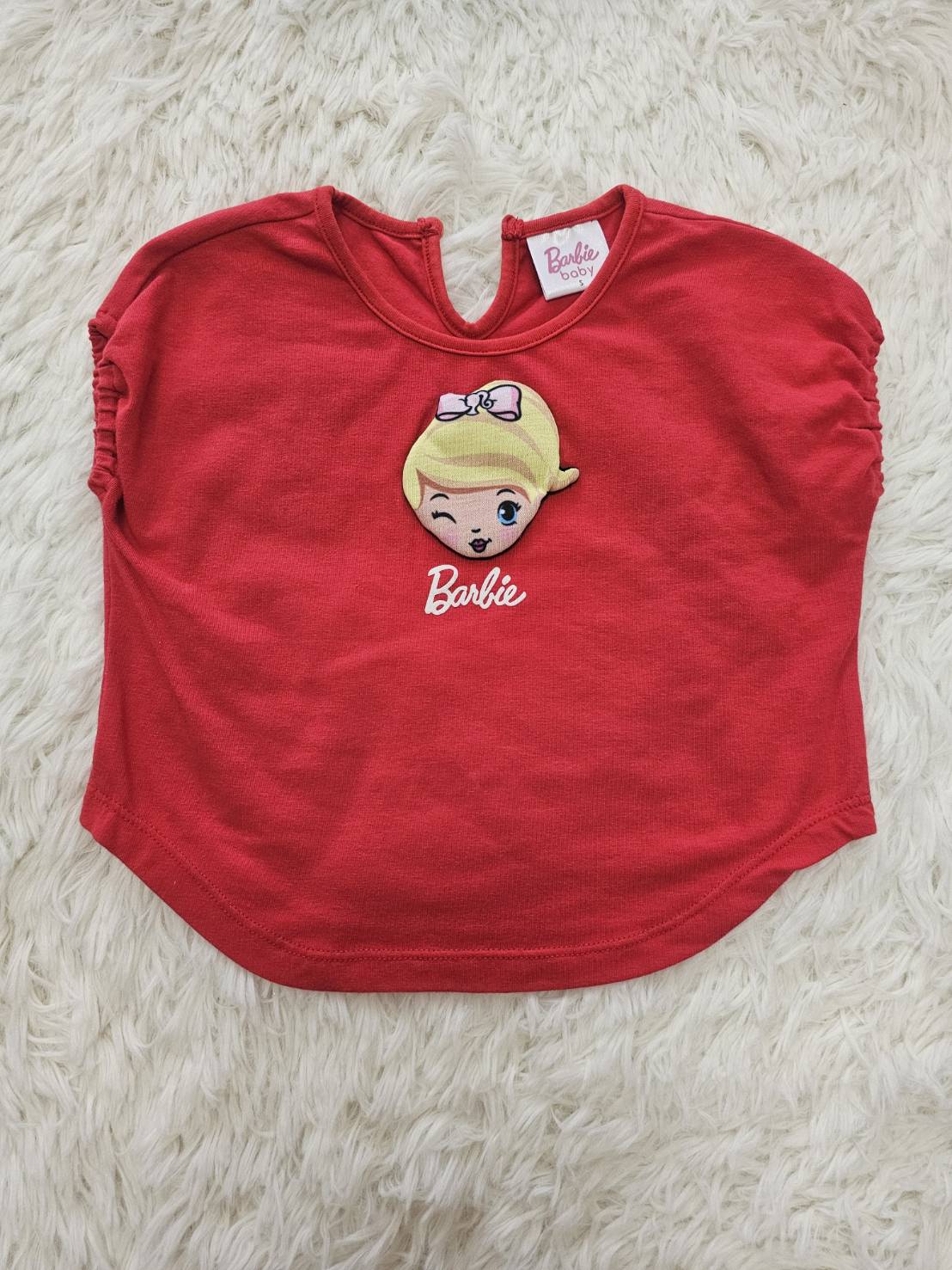 เสื้อ Barbie Baby สีแดง ไซส์ S by ChaLom มือสอง เหมือนใหม่ ไม่มีตำหนิ