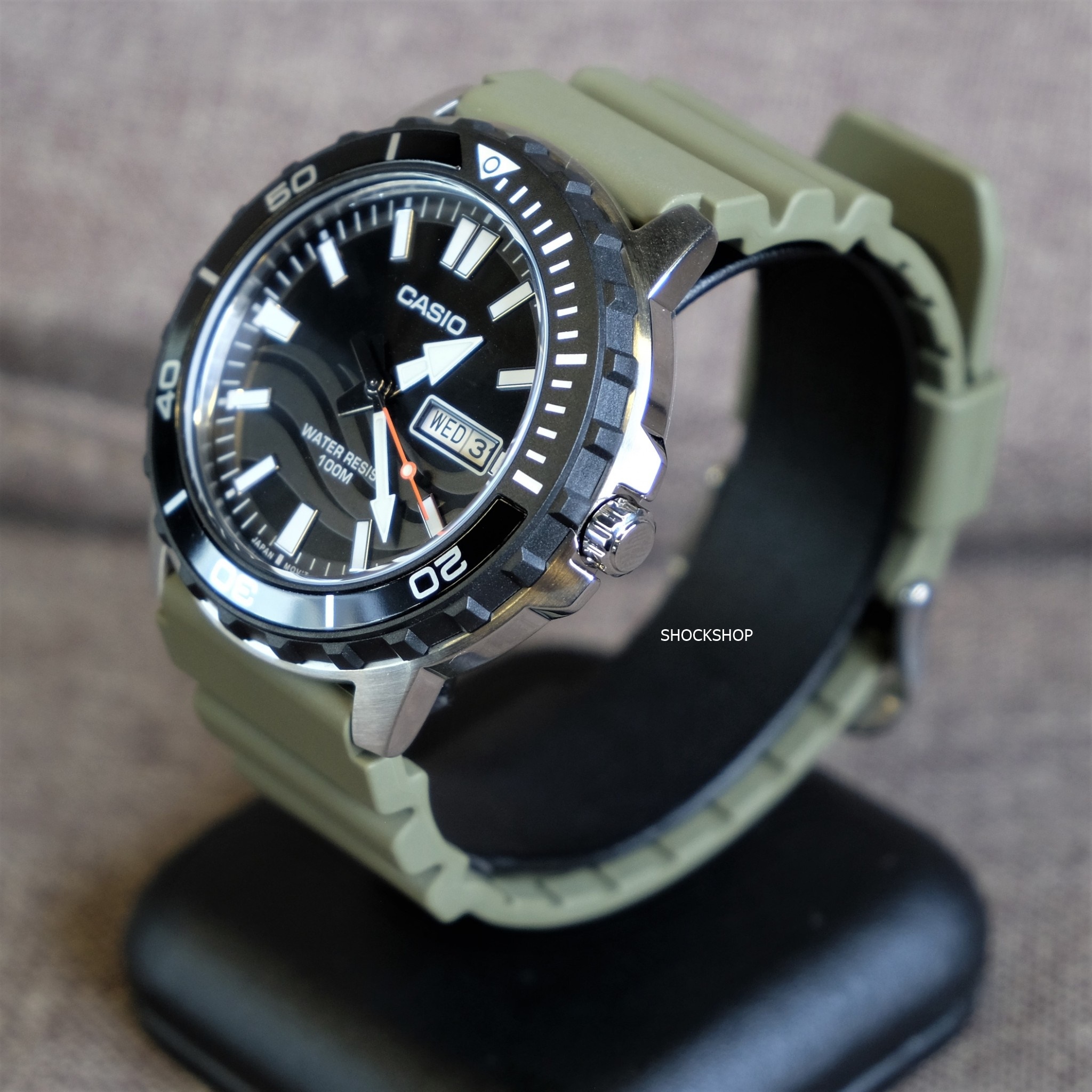 นาฬิกาผู้ชาย Casio รุ่น MTD-125-3AV คาสิโอ