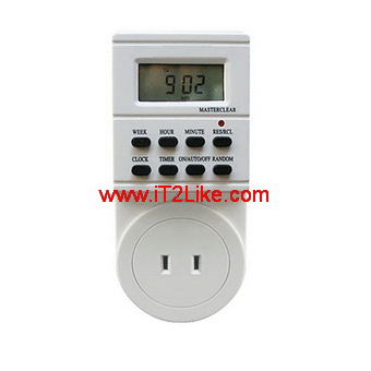 เครื่องตั้งเวลาเปิด ปิด อัตโนมัติ ดิจิตอล 24 ชั่วโมง
