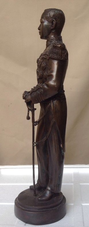 พระบรมรูป รูปหล่อ ทองเหลือง กรมหลวงชุมพรฯ สูง14นิ้ว