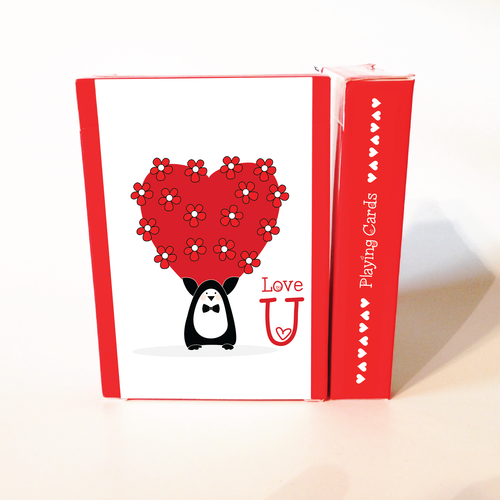 Love U Playing Cards