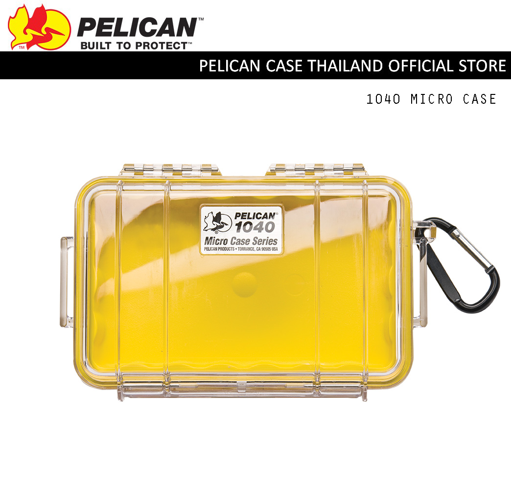 PELICAN 1040 MICRO CASE, Yellow/Clear