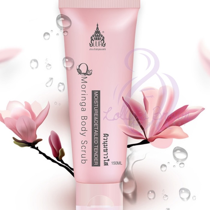 VVA Moringa Body Scrub MOISTURE&DETAILED TENDER วีวีเอ โมรินก้า บอดี้ สคลับ มอยเจอร์ไรเซอร์ แอนด์ ดีเทลเลต เทนเดอร์ 150 มล.