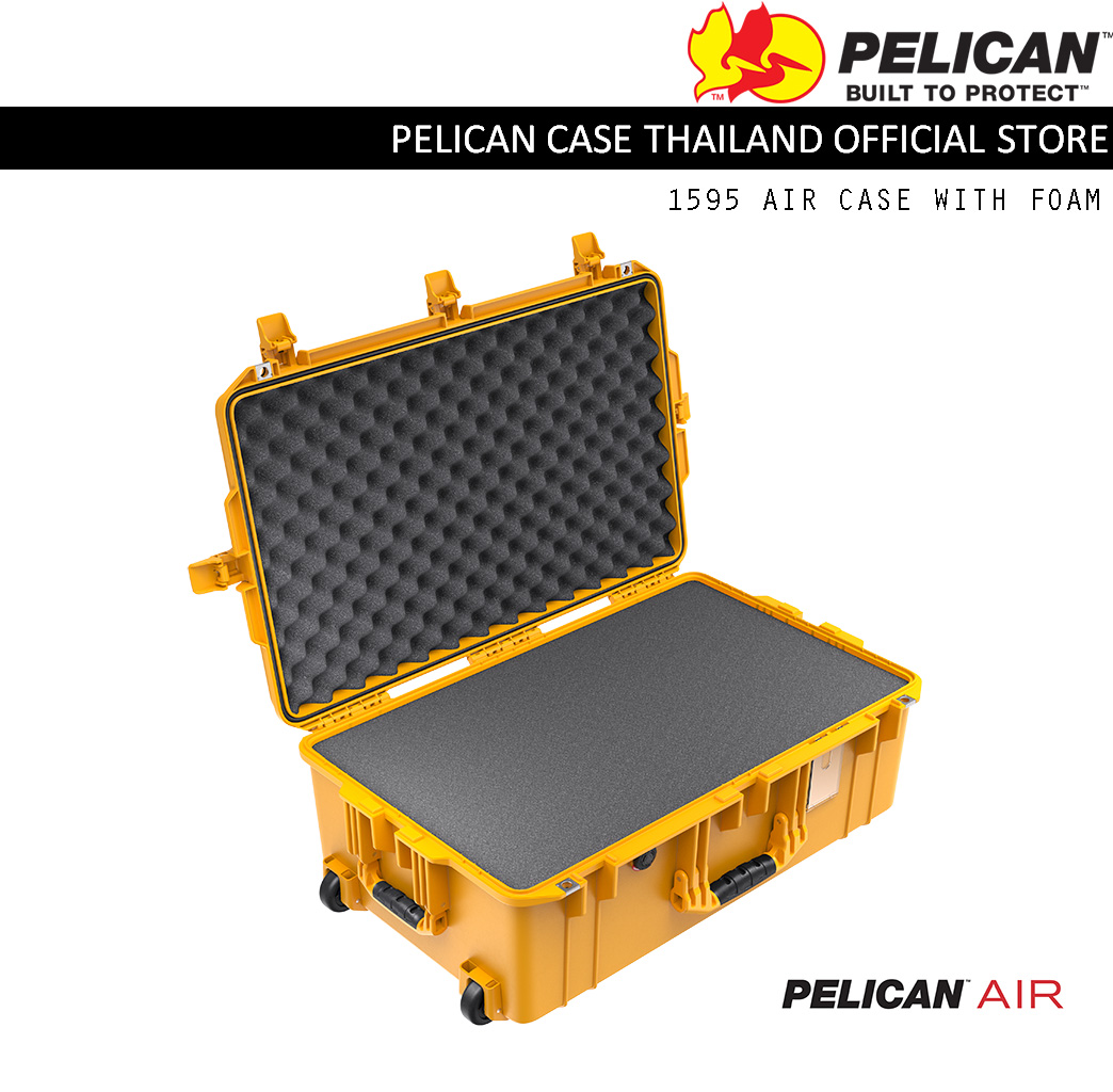 Pelican 1595 Air Case with Foam - Yellow