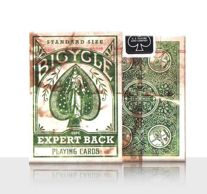 Bicycle Distressed Expert Back (Green)