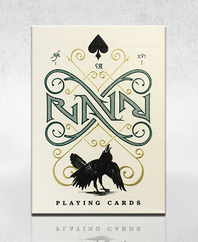 Green Ravn Playing Card
