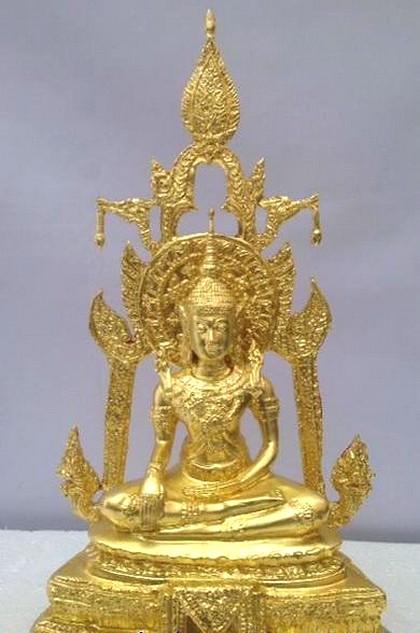 พระ สมเด็จองค์พระปฐม 5 นิ้ว ลงรัก ปิดทอง