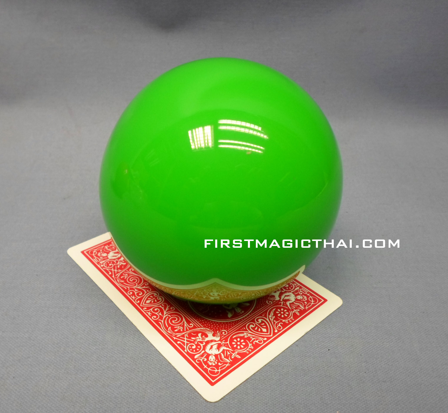 ฟิวเตอร์บอล 80mm สีเขียวทึบ / Contact Juggling 80mm (Green)