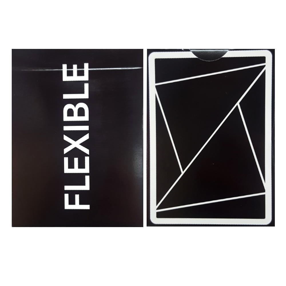 Black Flexible Playing Cards