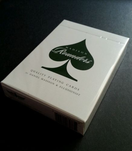 Green Rounders Playing Cards