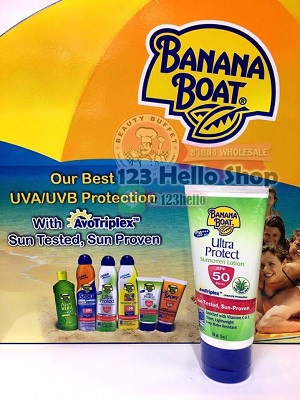 Ultra sunscreen spf 50 กันแดด บานาน่า โบ๊ท ราคาส่ง wholesale