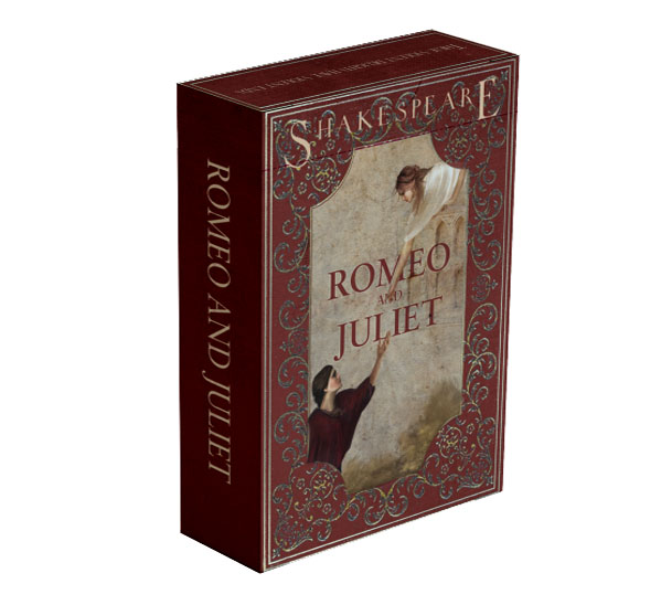 Shakespeare's Romeo and Juliet Red playing cards