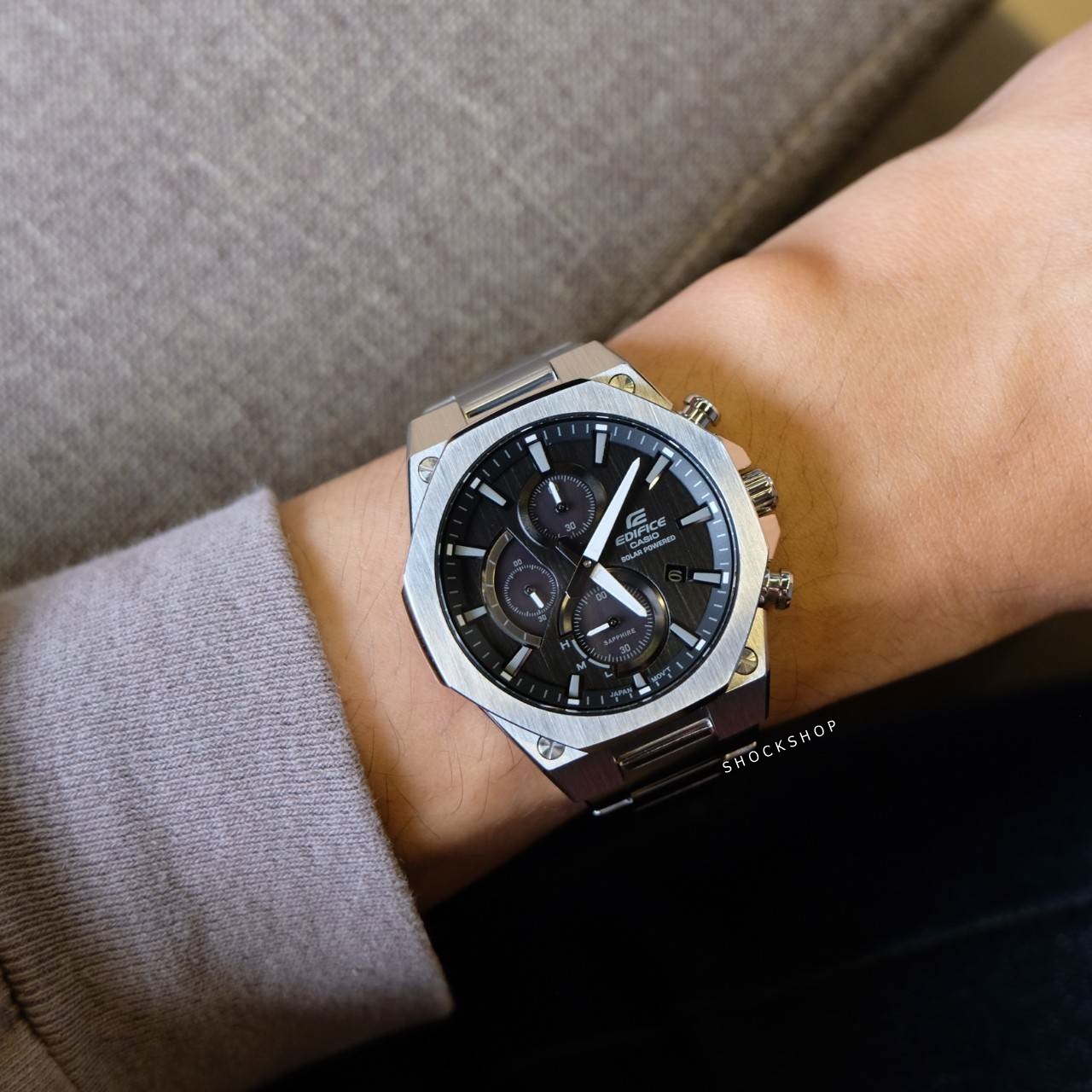 นาฬิกาผู้ชาย Casio Edifice รุ่น EFS-S570D-1A คาสิโอ