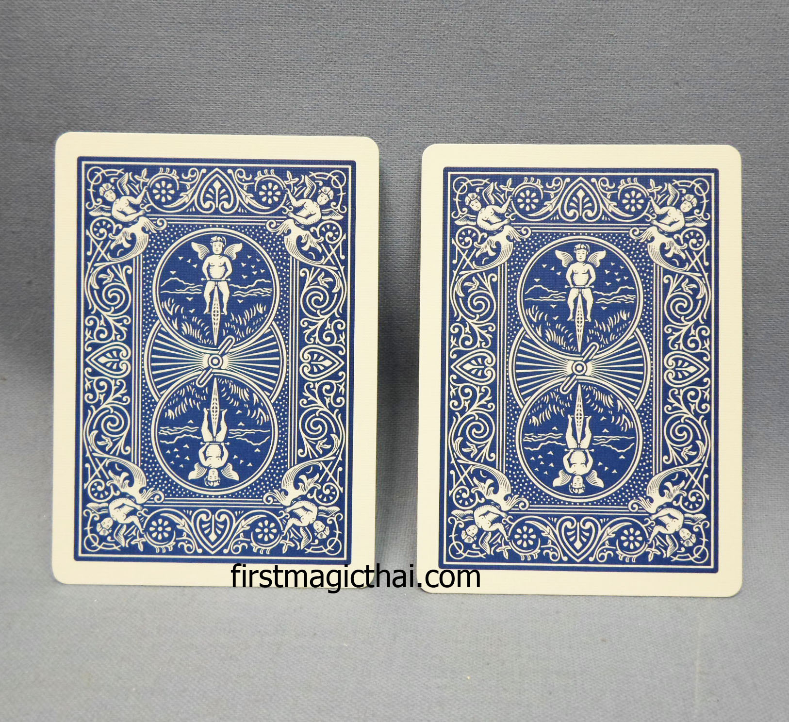 ไพ่ Bicycle Double Back Blue หน้าน้ำเงิน หลังน้ำเงิน