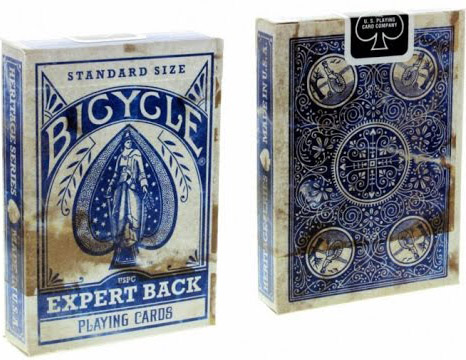 Bicycle Distressed Expert Back 2 สำรับ (สีเขียว+สีน้ำเงิน)