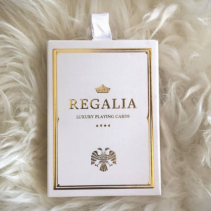 Shin Lim's Stunning White Regalia Playing Cards