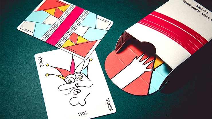 ​Red Stripe Playing Cards By Omar Renfro