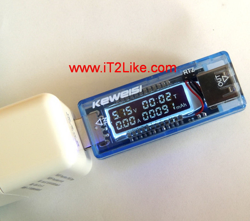 มิเตอร์วัด Usb KWS V20 วัดความจุเพาเวอร์แบงค์ กระแสไฟ แรงดันไฟ ความจุอุปกรณ์ ที่ใช้พอร์ต Usb Usb Tester Usb Meter Usb Doctor