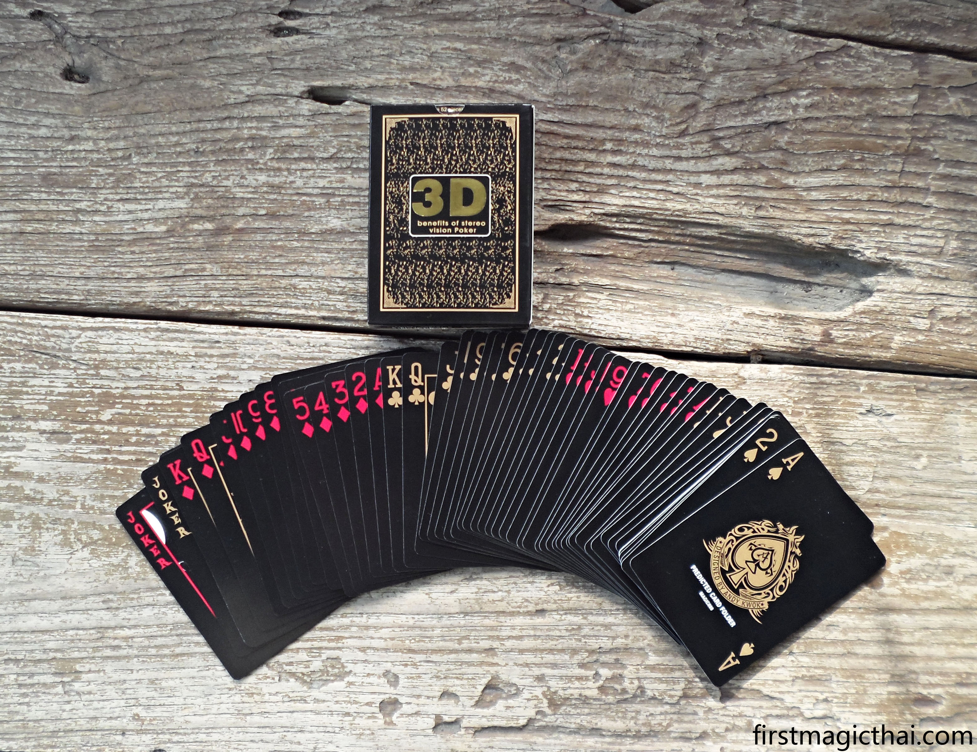 ไพ่สะสม ลายหลัง 3มิติ / 3D Playing Cards