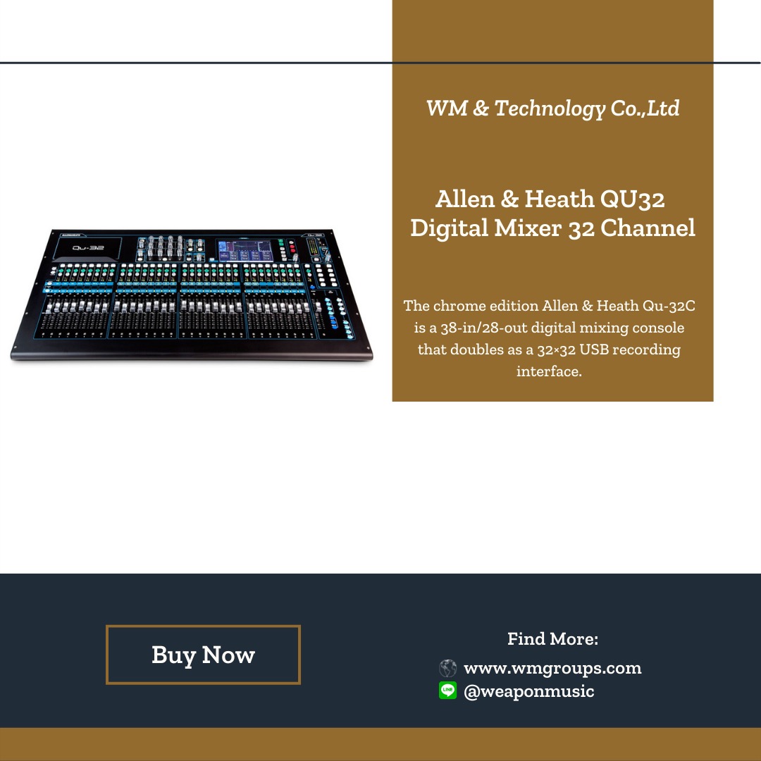 ALLEN & HEATH QU32 | Digital Mixer 32 Channel
