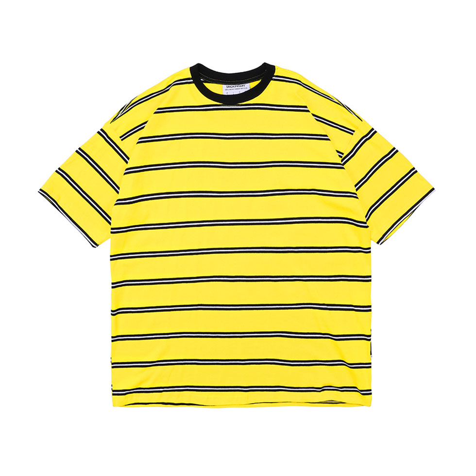 เสื้อยืดโอเว่อร์ไซส์สีเหลือง Smokinglife [SMKL]