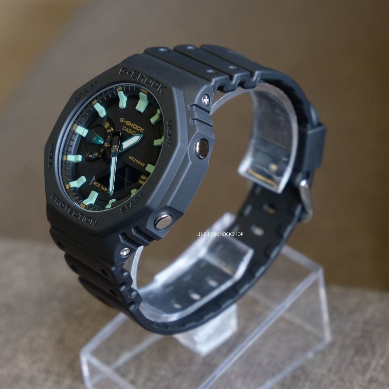 นาฬิกาผู้ชาย G-SHOCK รุ่น GA-2100RC-1A ซีรีส์ 2100 จีช็อค