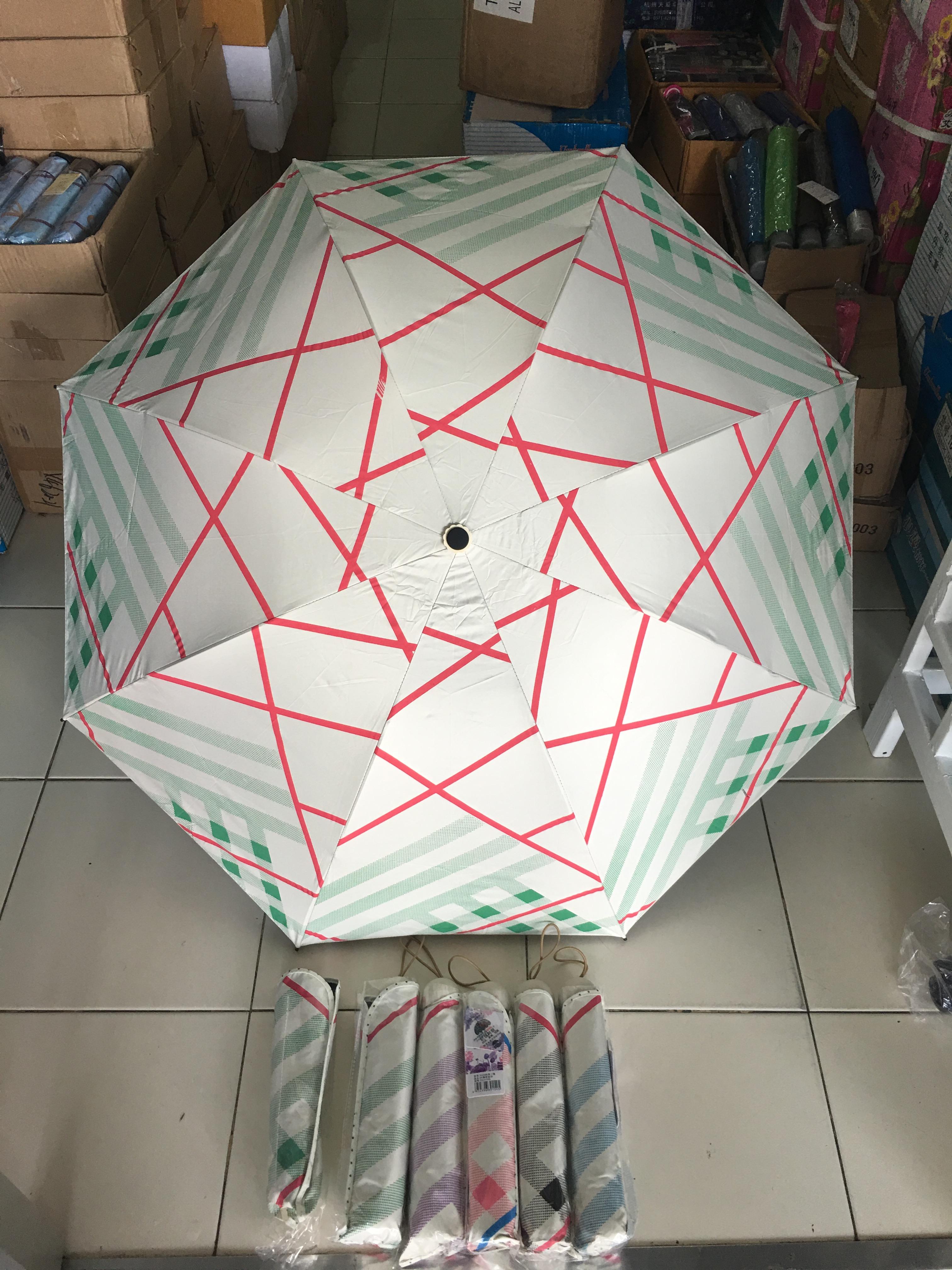 ร่มโค้งแฟชั่นยูวีดำรหัส3009