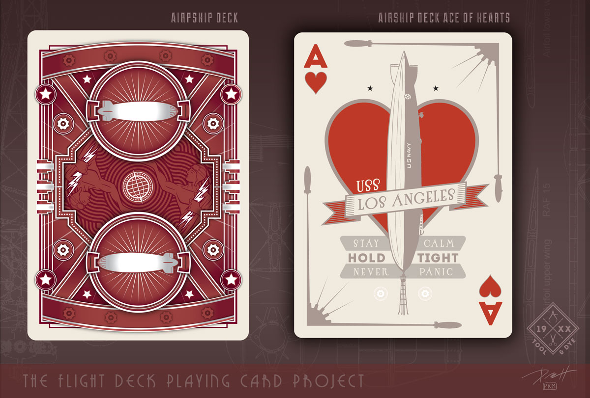 Bicycle Flight Playing Cards (Red)