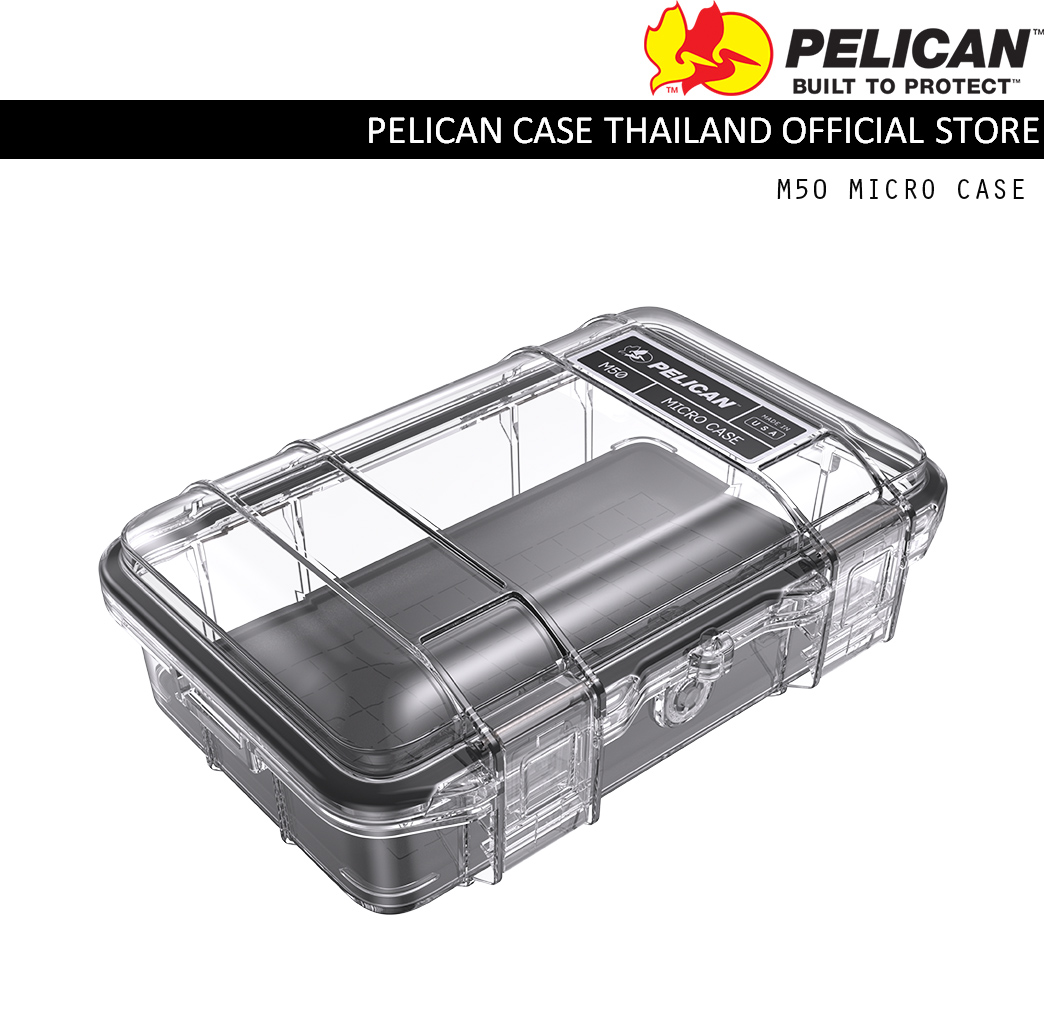 Pelican M50 MICRO CASE - Black / Clear