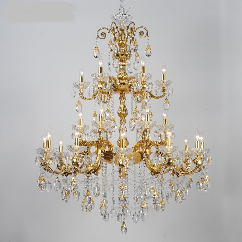 โคมระย้า เชิงเทียน 6/8/15/24ดวง คริสตัล Candle Crystal Chandelier ไฟแขวน ไฟเพดาน CRL1133 โคมแขวน ไฟระย้า ไฟช่อ ไฟกิ่ง สวยหรู ทันสมัย ทนทาน ประหยัดไฟ