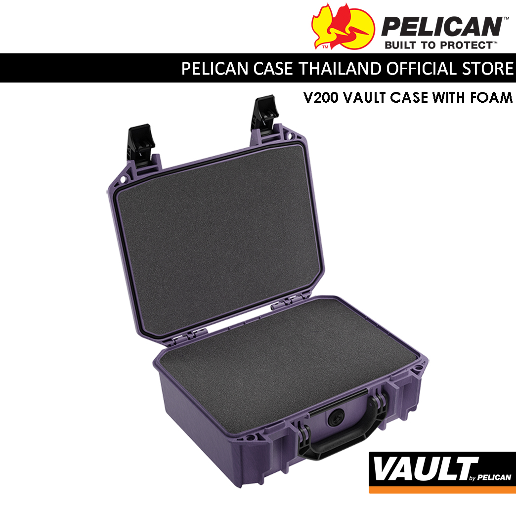 PELICAN VAULT V200 / V200C CASE WITH FOAM, DUSK