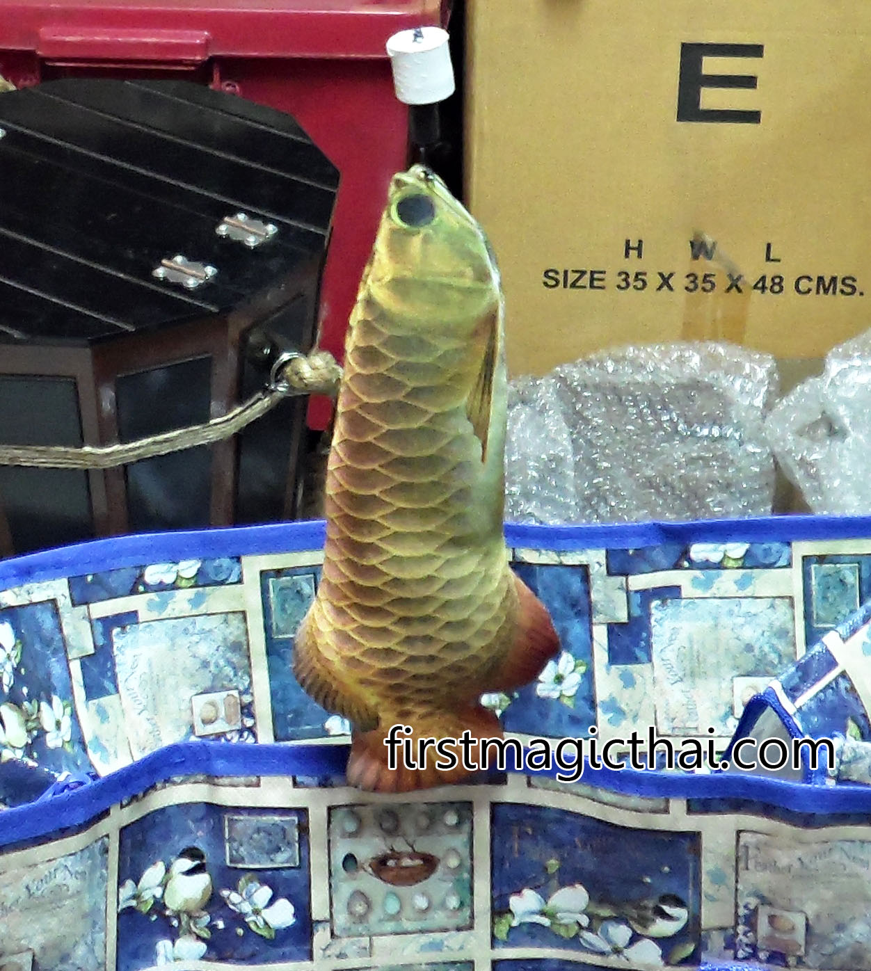 เสกปลา ยาว1.4เมตร สีชมพู / Appearing Fish 1.4meter Pink