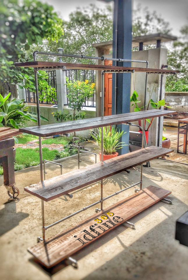 ชั้นวางของเอนกประสงค์แบบตั้งพื้นสไตล์ Loft 4 ชั้น คุณภาพดี ราคาถูกใจ ส่งฟรี