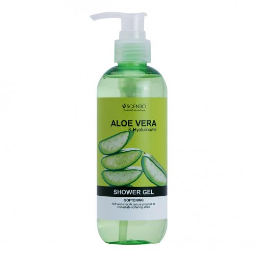 SCENTIO ALOE VERA & Hyaluronate SHOWER GEL เซนทิโอ อโลเวร่า แอนด์ ไฮยาลูโรเนต ชาวเวอร์ เจล 230 มล.