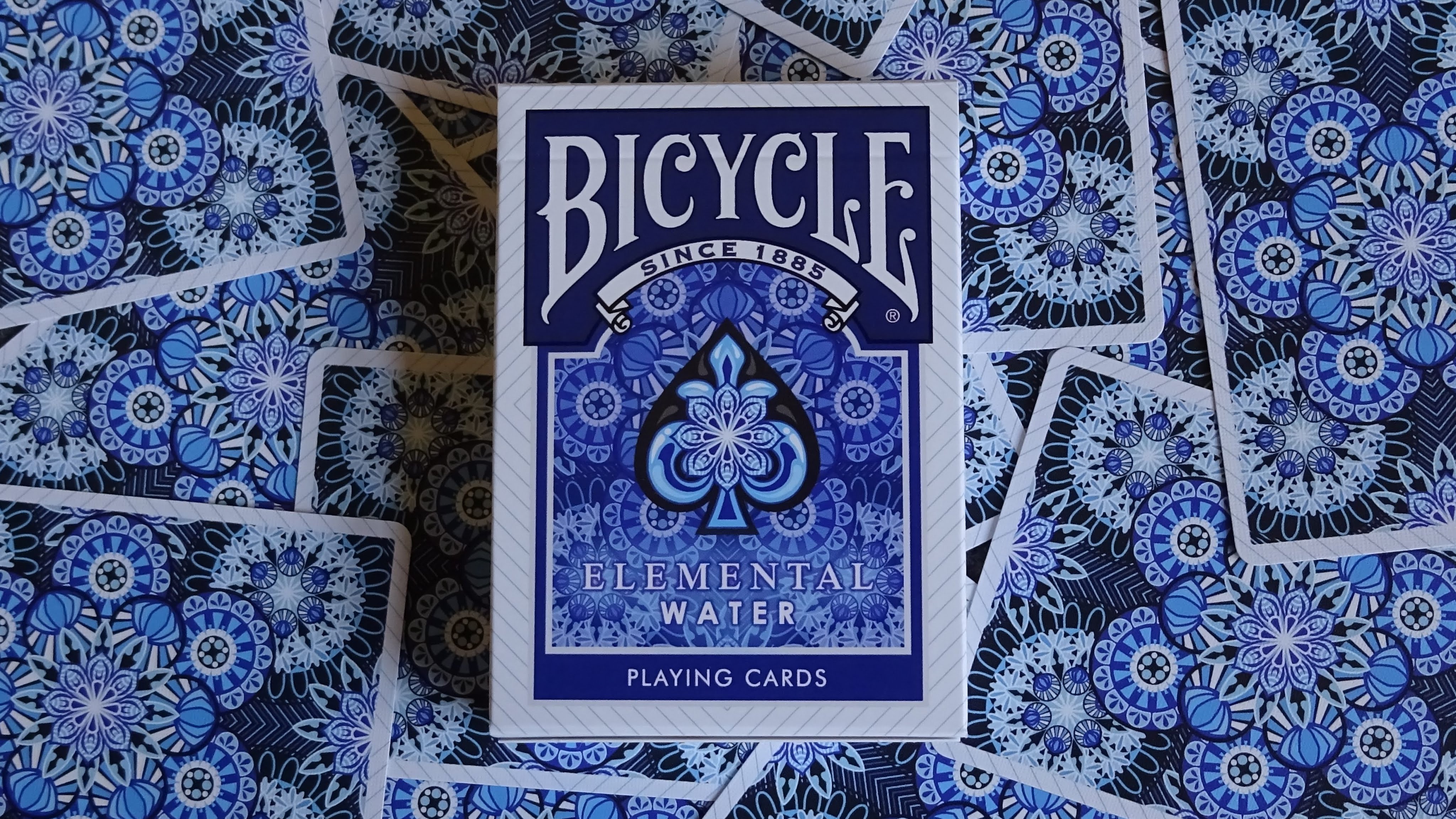 Bicycle Elemental Water (Blue) Playing Cards