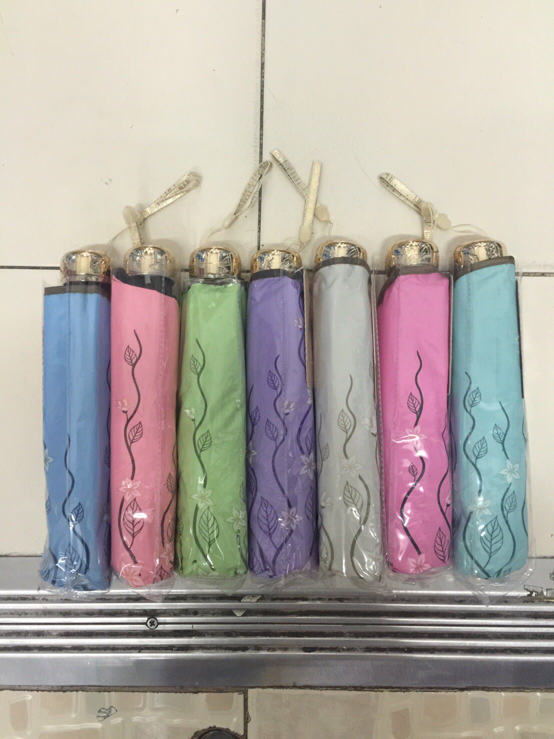 ร่มโค้งแฟชั่นยูวีดำ รหัส 9201