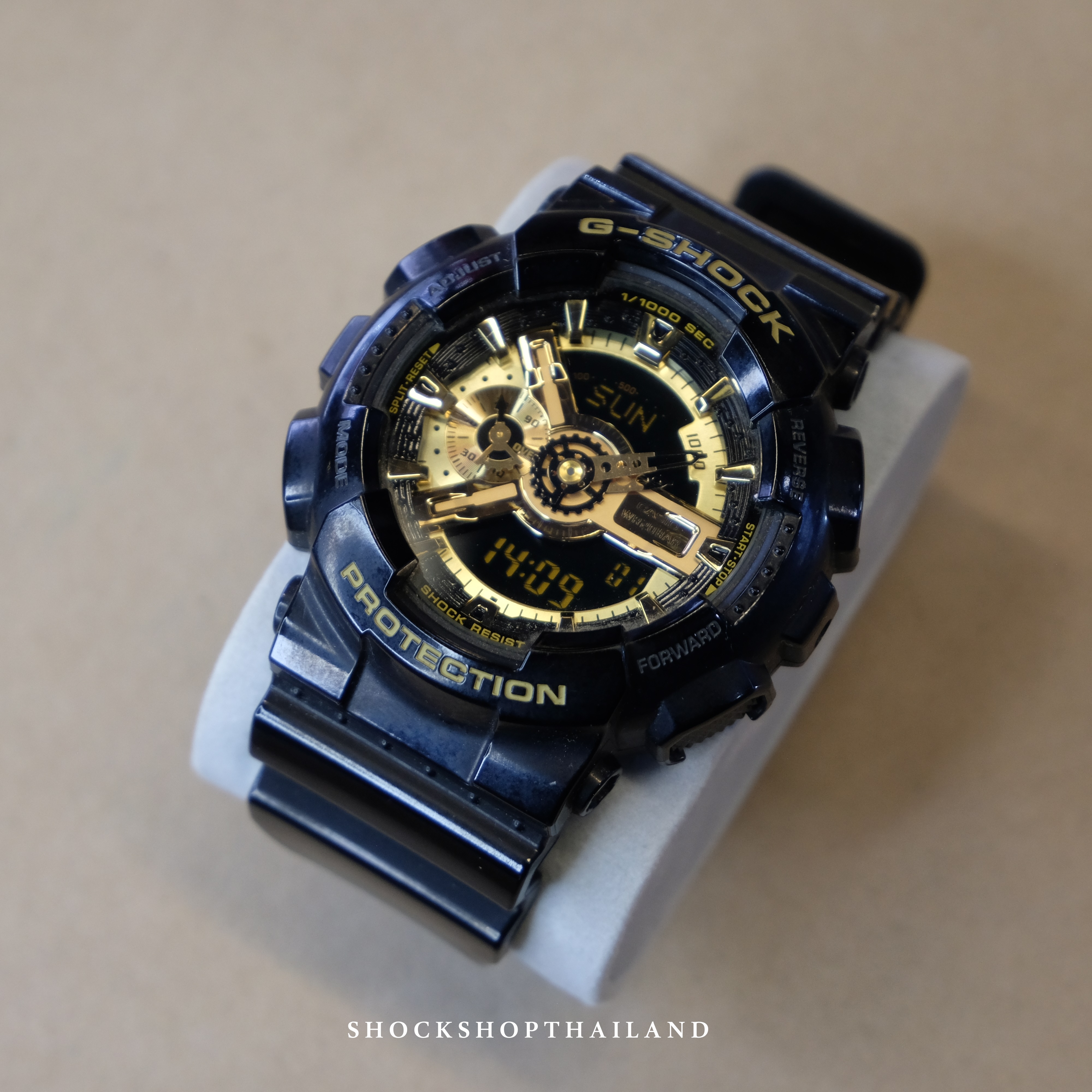 Casio G-Shock นาฬิกาผู้ชาย มือสอง ของแท้ รุ่น GA-110GB-1A ซีรีส์ GA-110 จีช็อค