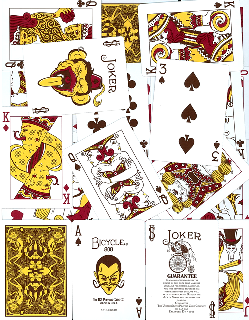Bicycle Side show freaks Playing Cards