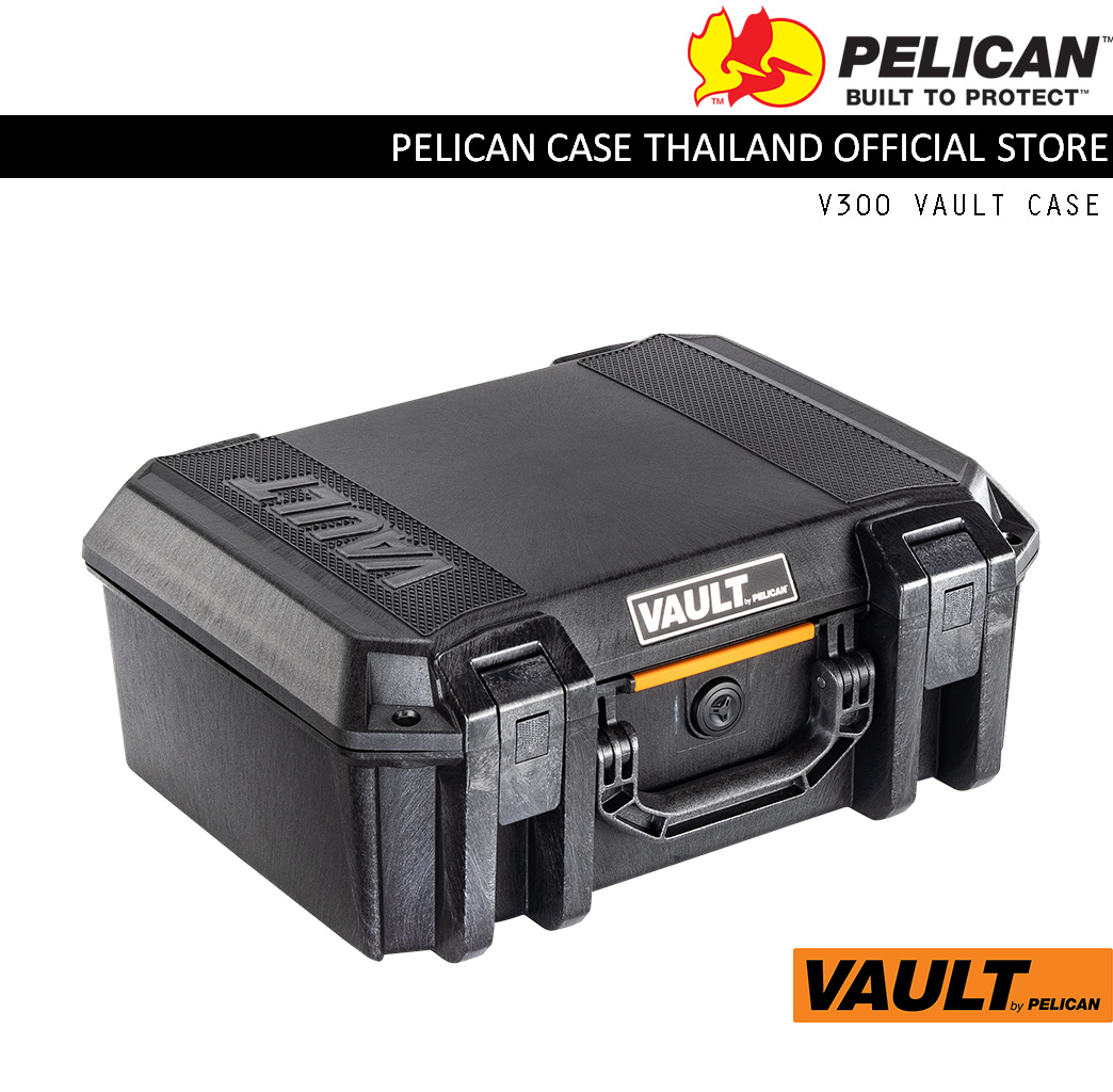 PELICAN VAULT V300 Case with Foam, Black