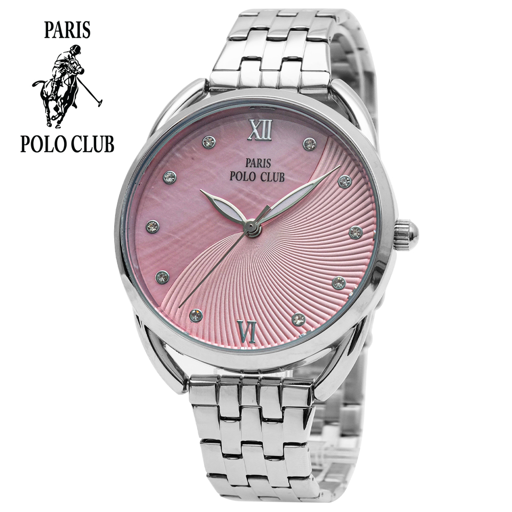 Paris Polo Club นาฬิกาข้อมือผู้หญิง รุ่น PPC-220607L-PK โปโล