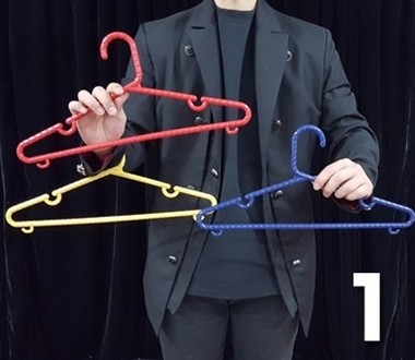 ไม้แขวนเสื้อ 3 สี / Color Linking Hangers